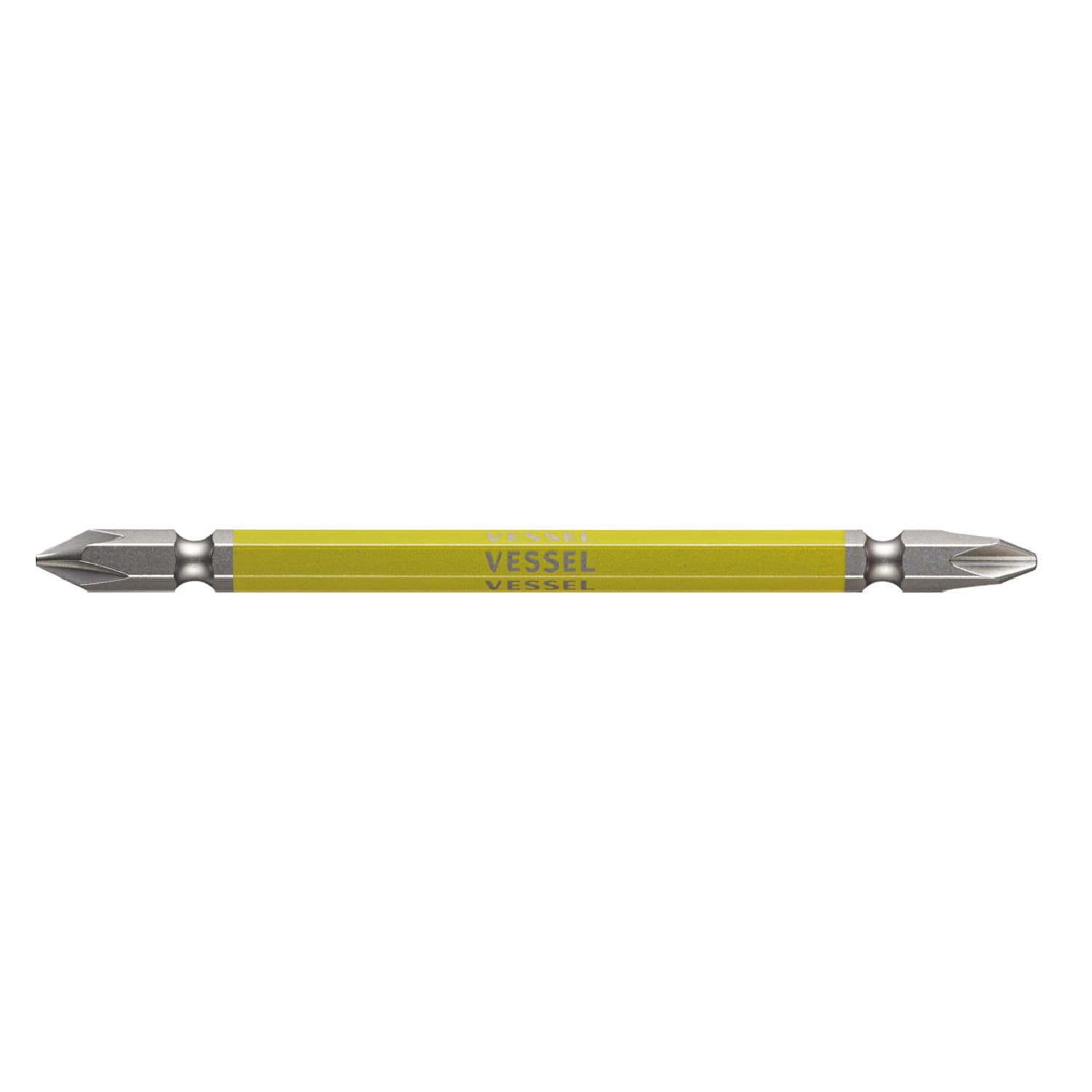 VESSEL GS141211 剛彩雙頭十字批咀 #1/#2 x 110mm (2枝裝)