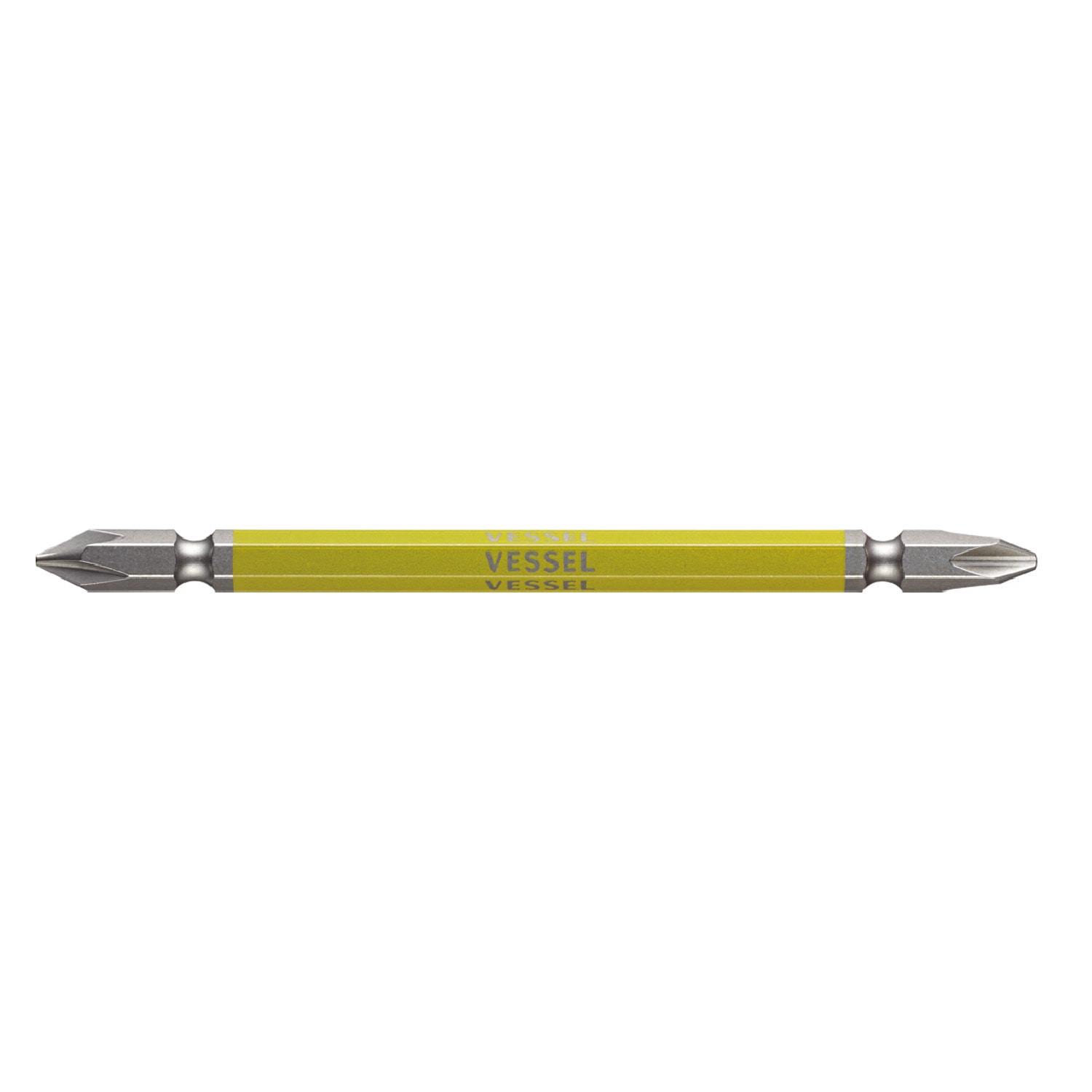 VESSEL GS141211 剛彩雙頭十字批咀 #1/#2 x 110mm(正面)