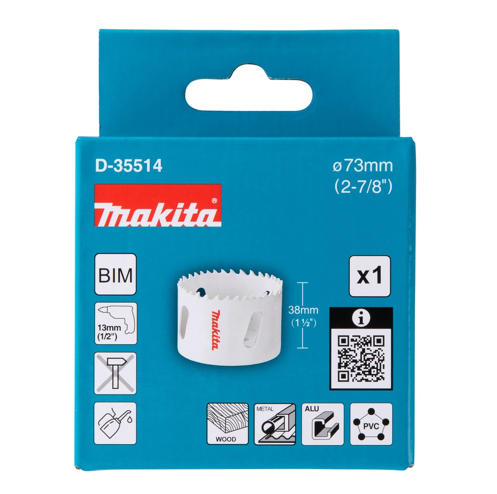 Makita D-35514 BiM穿孔鋸73MM(包裝)