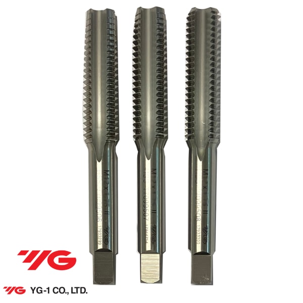 YG YG20600 公制絲攻套裝 6mm x 1.00(正面)