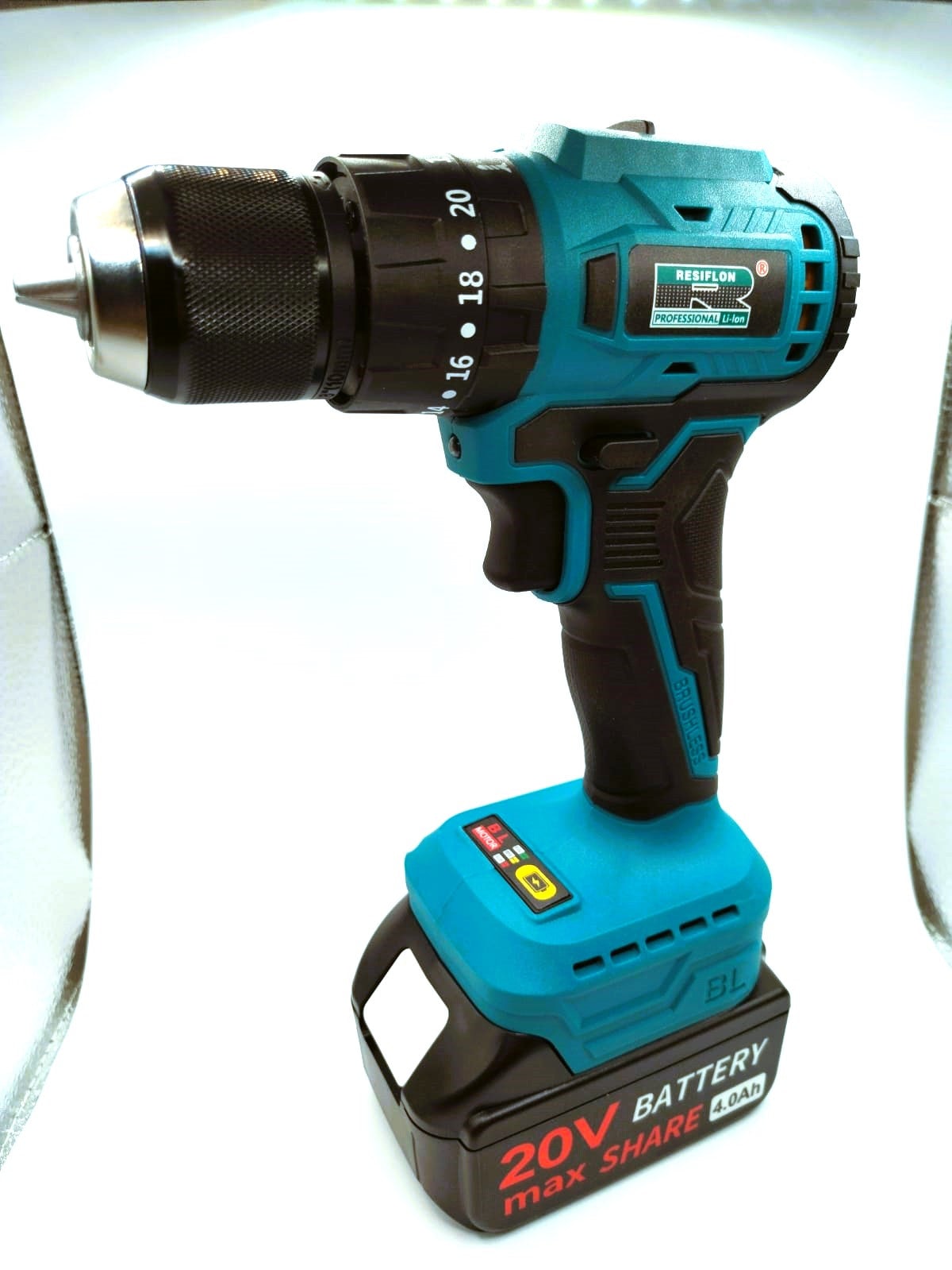 "RESIFLON" 20V 鋰電充電式衝擊電鑽BS803T (套裝)