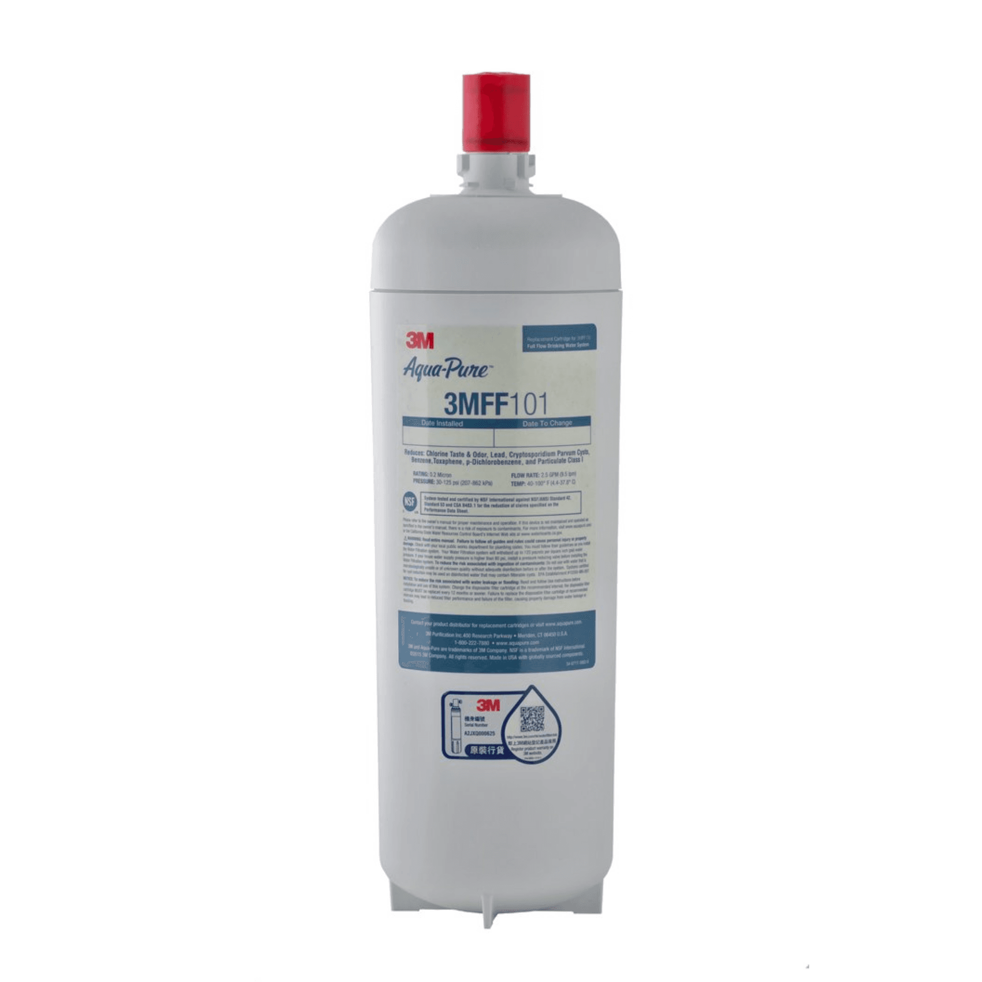 3M FF101 Filter Cartridge (for FF100 Water Filtration System)