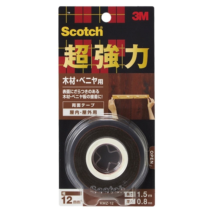 3M KMZ-12 VHB 雙面膠貼 (木面)