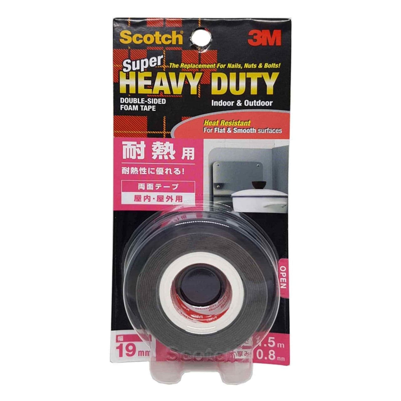3M – 超強力雙面膠貼 – 耐高溫 KHR-19