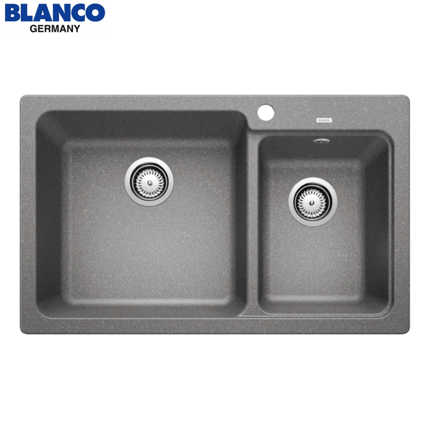 BLANCO 519648 NAYA 8 台上或台下式花崗岩鋅盤 (Alu Metallic色)