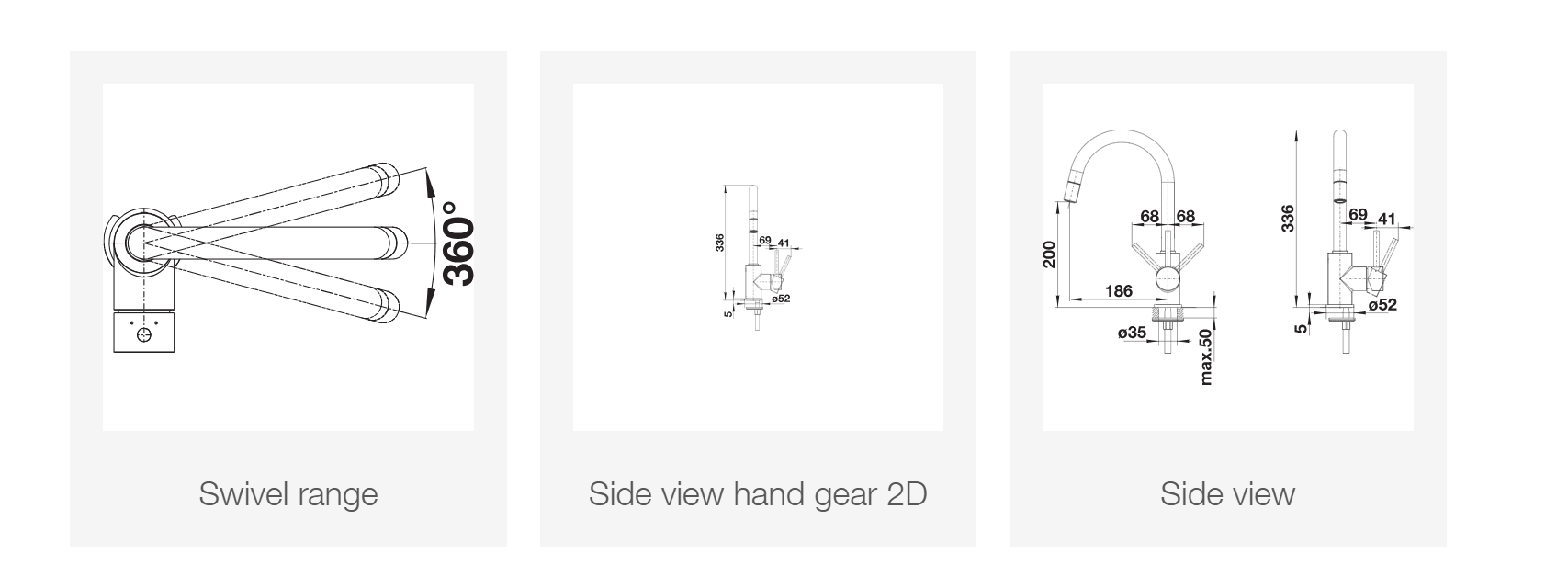 BLANCO 521454 MIDA-S 拉出式廚房龍頭