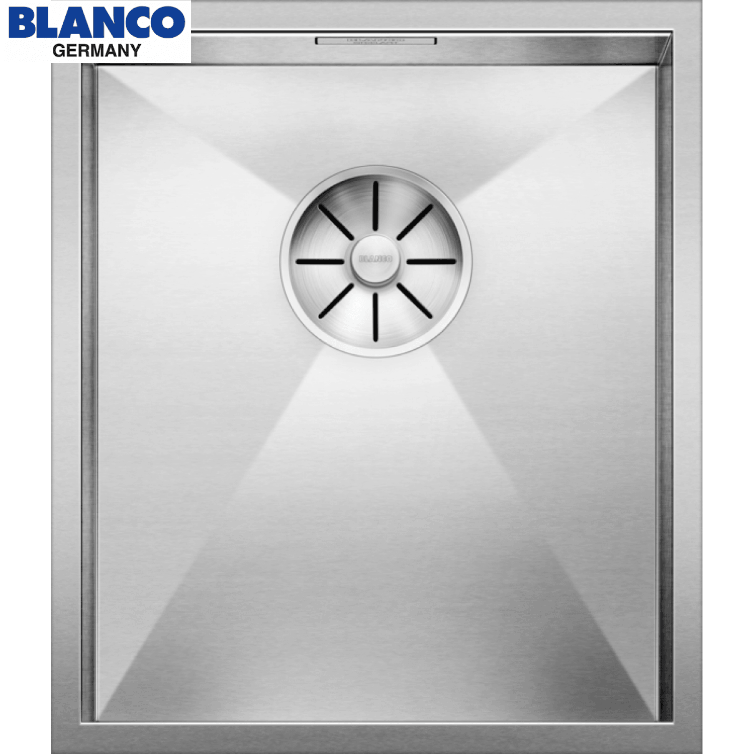 Blanco 521583 ZEROX 340-U 34厘米 不銹鋼光面 昇盤