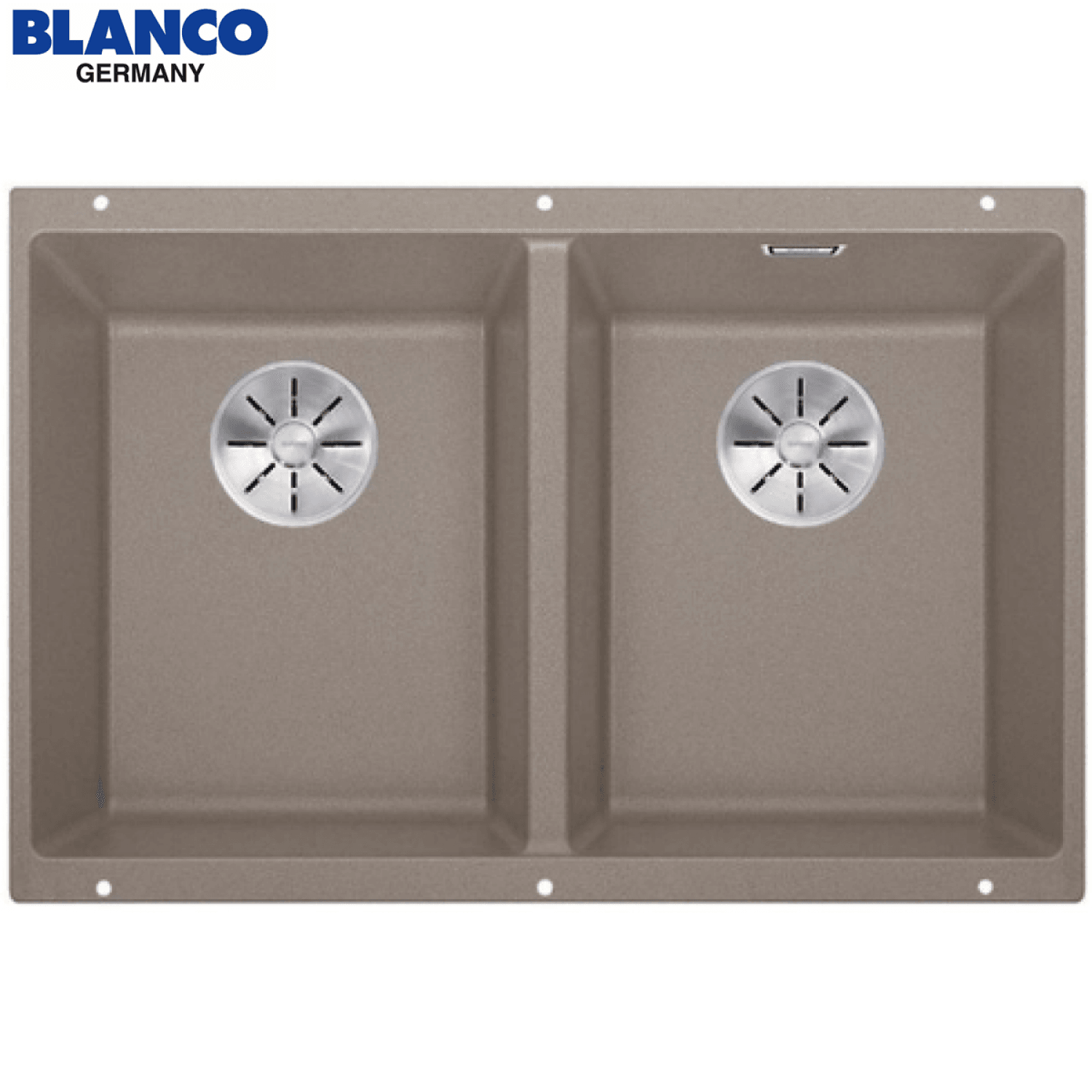 Blanco 523581 SUBLINE350/350-U 80厘米 雙盆昇盤