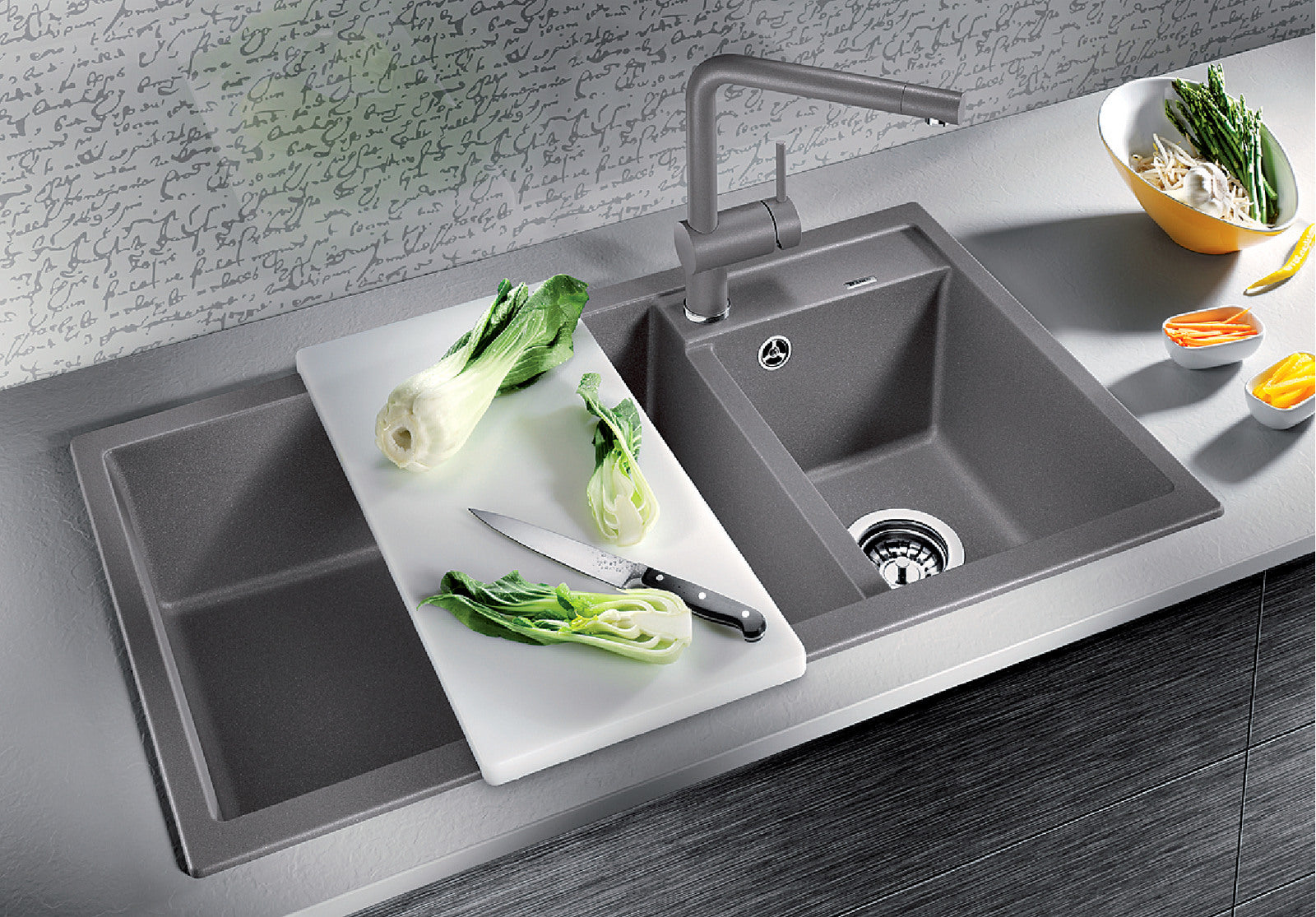 BLANCO 527304 METRA 9 台上/台下式花崗岩鋅盤