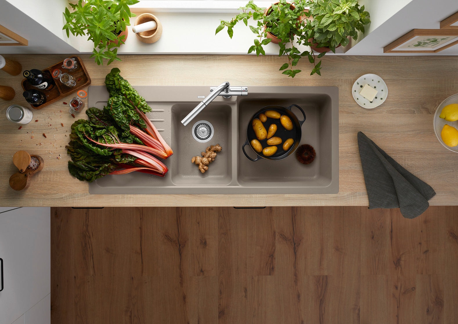 Blanco NAYA 8 S 525779 80厘米 雙盆昇盤