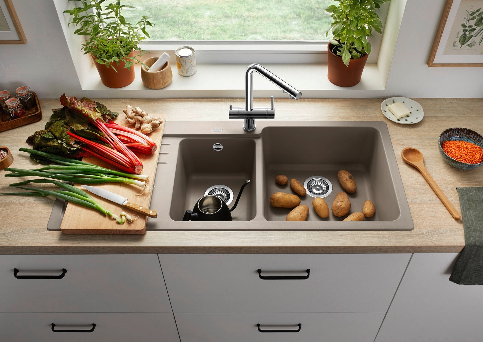 Blanco NAYA 8 S 525779 80厘米 雙盆昇盤