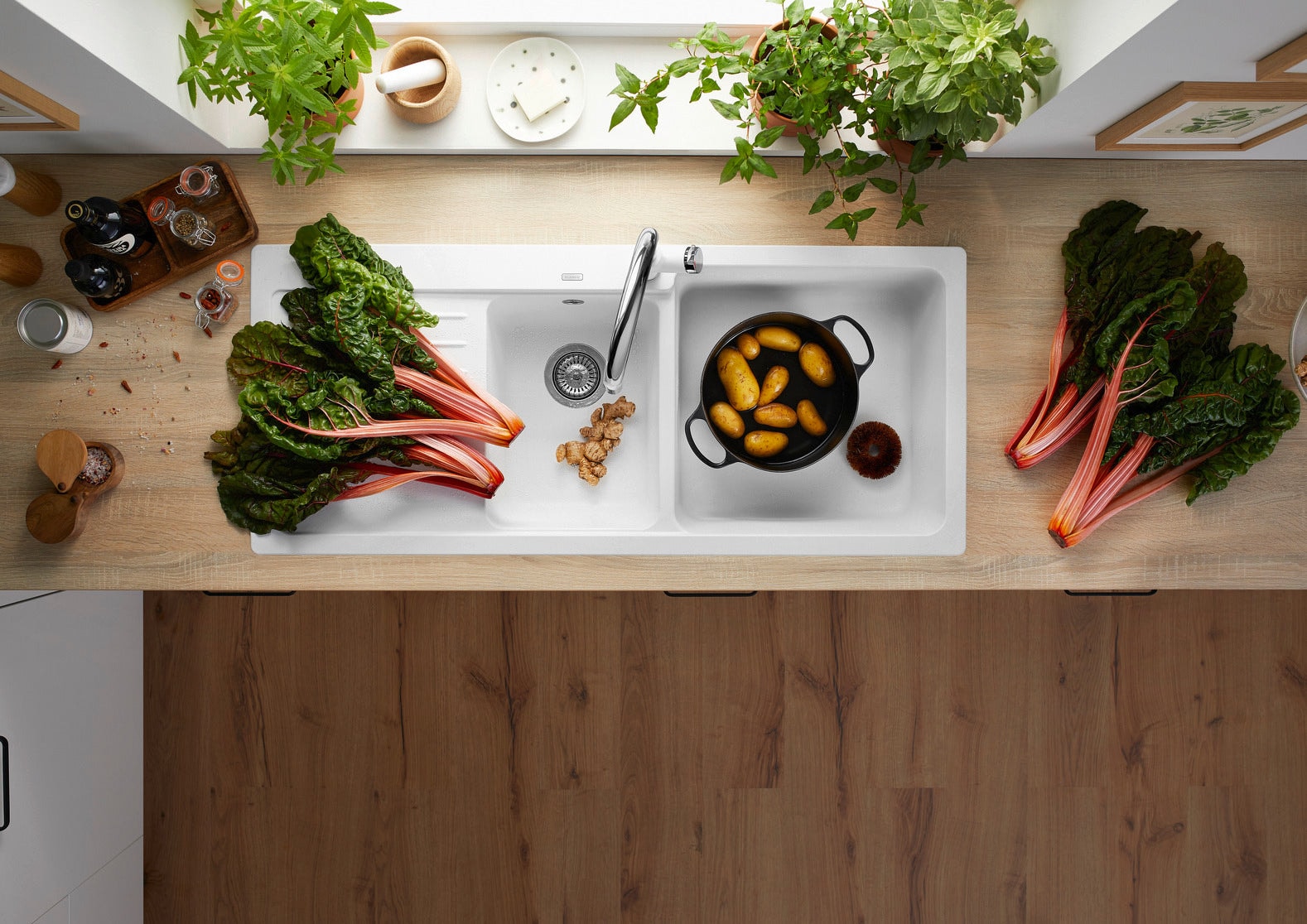 Blanco NAYA 8 S 525779 80厘米 雙盆昇盤