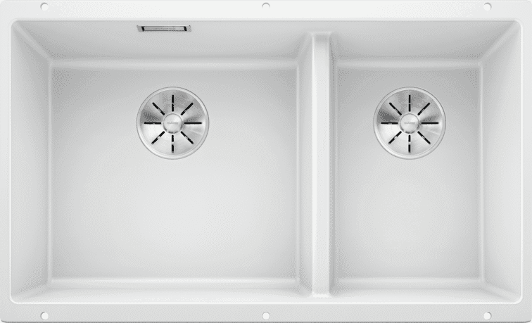 Blanco SUBLINE 430/270-U 523155 80厘米 花崗岩面 昇盤 (White)