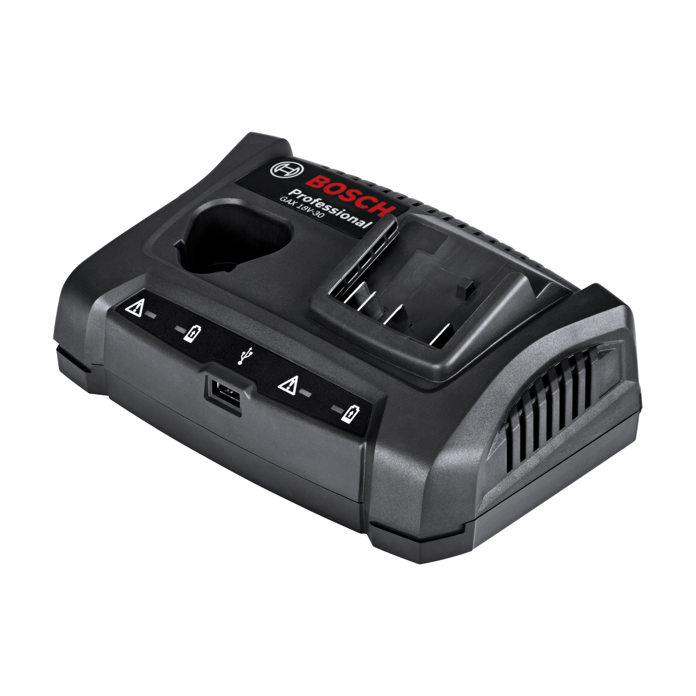 BOSCH GAX 18V-30 (10.8V/12V/18V) 3.0A 鋰電池充電器(帶USB)