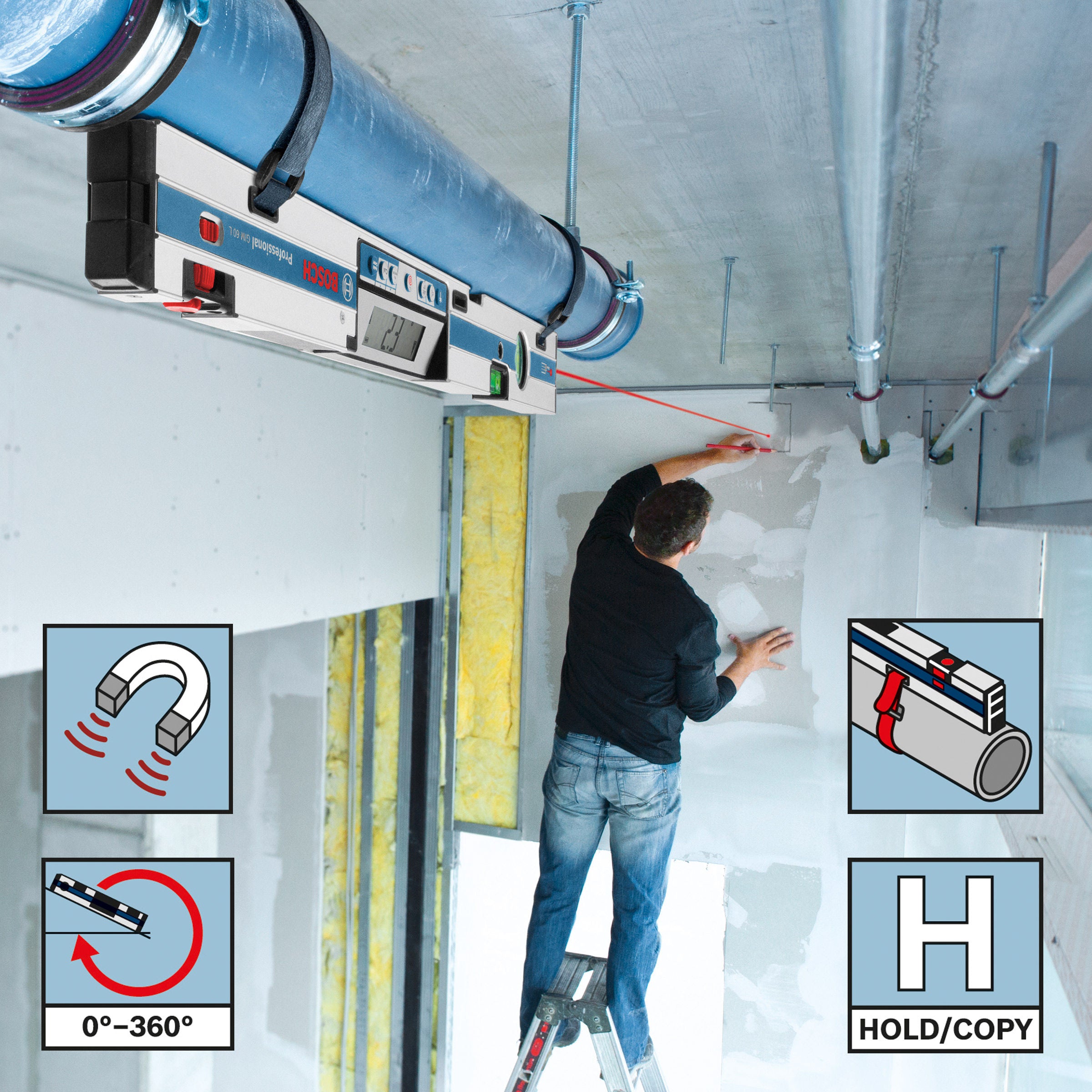 BOSCH GIM 60 電子式數位水平尺