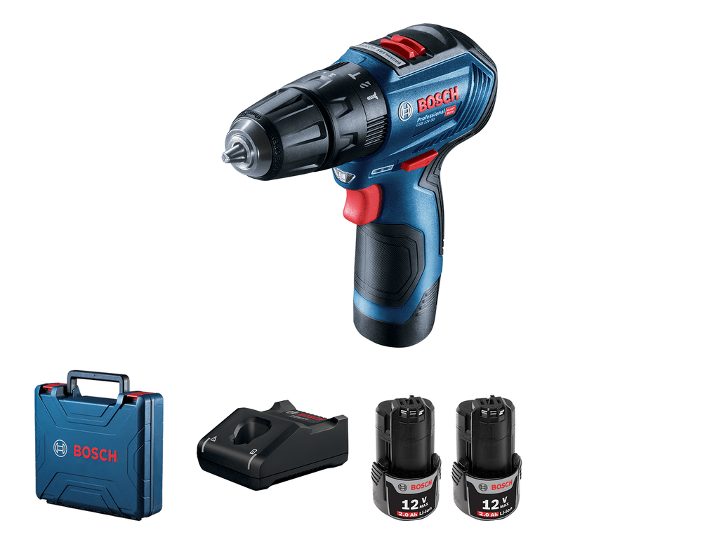 BOSCH GSB 12V-30 充電式衝擊鑽 (套裝)