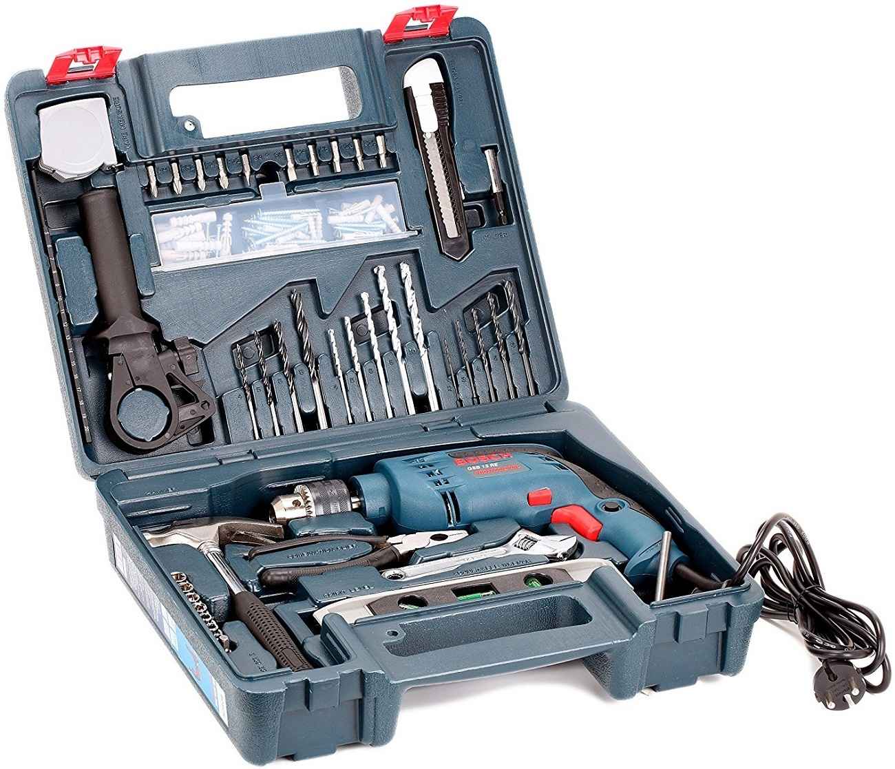 BOSCH GSB 13 RE 衝擊鑽 (連手工具、鑽咀批咀套裝)