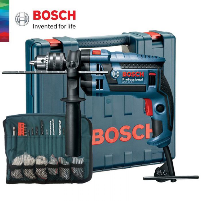 BOSCH GSB 16 RE Professional 衝擊鑽 (連鑽咀套裝)