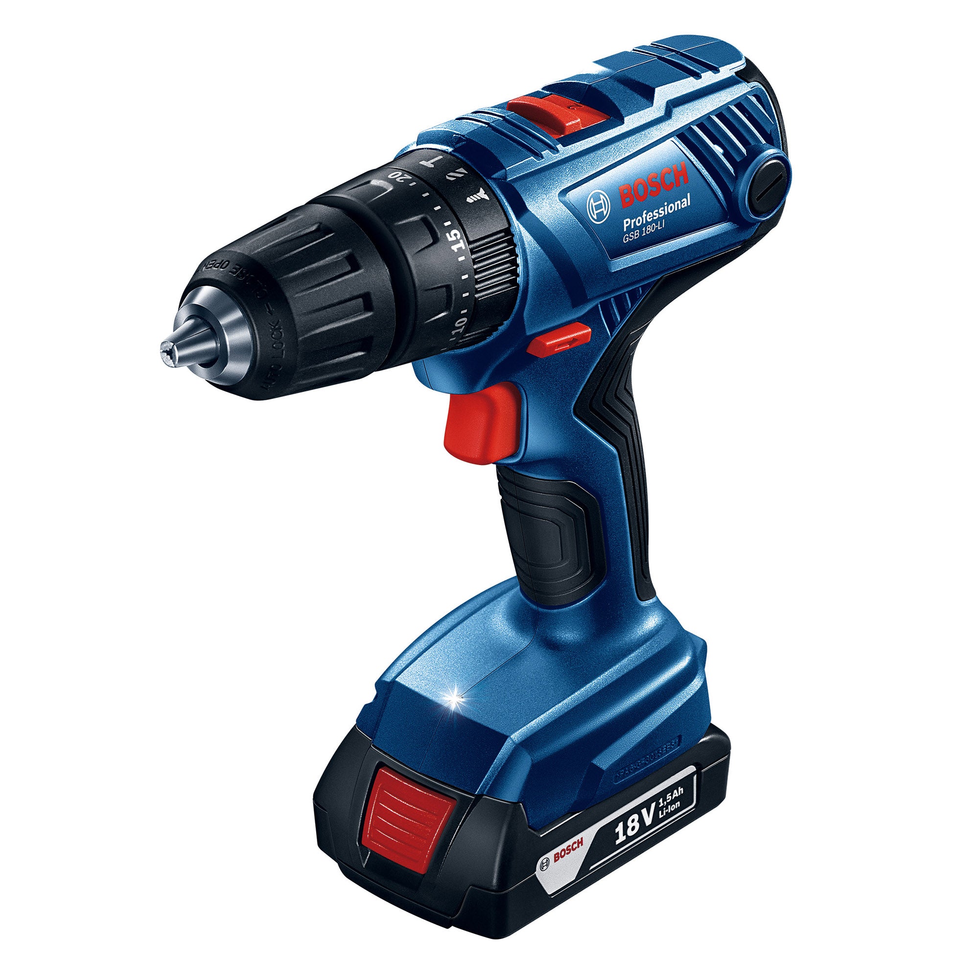 BOSCH GSB 180-LI 衝擊電鑽 (套裝)