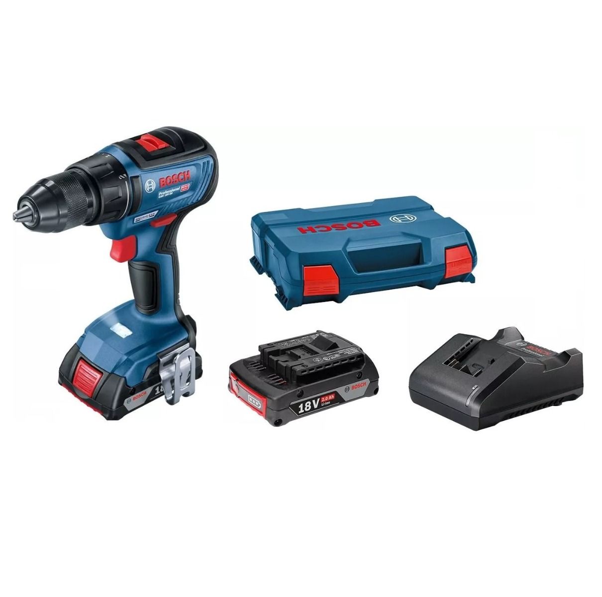 BOSCH GSR 18V-50 PROFESSIONAL 充電式電鑽 套裝
