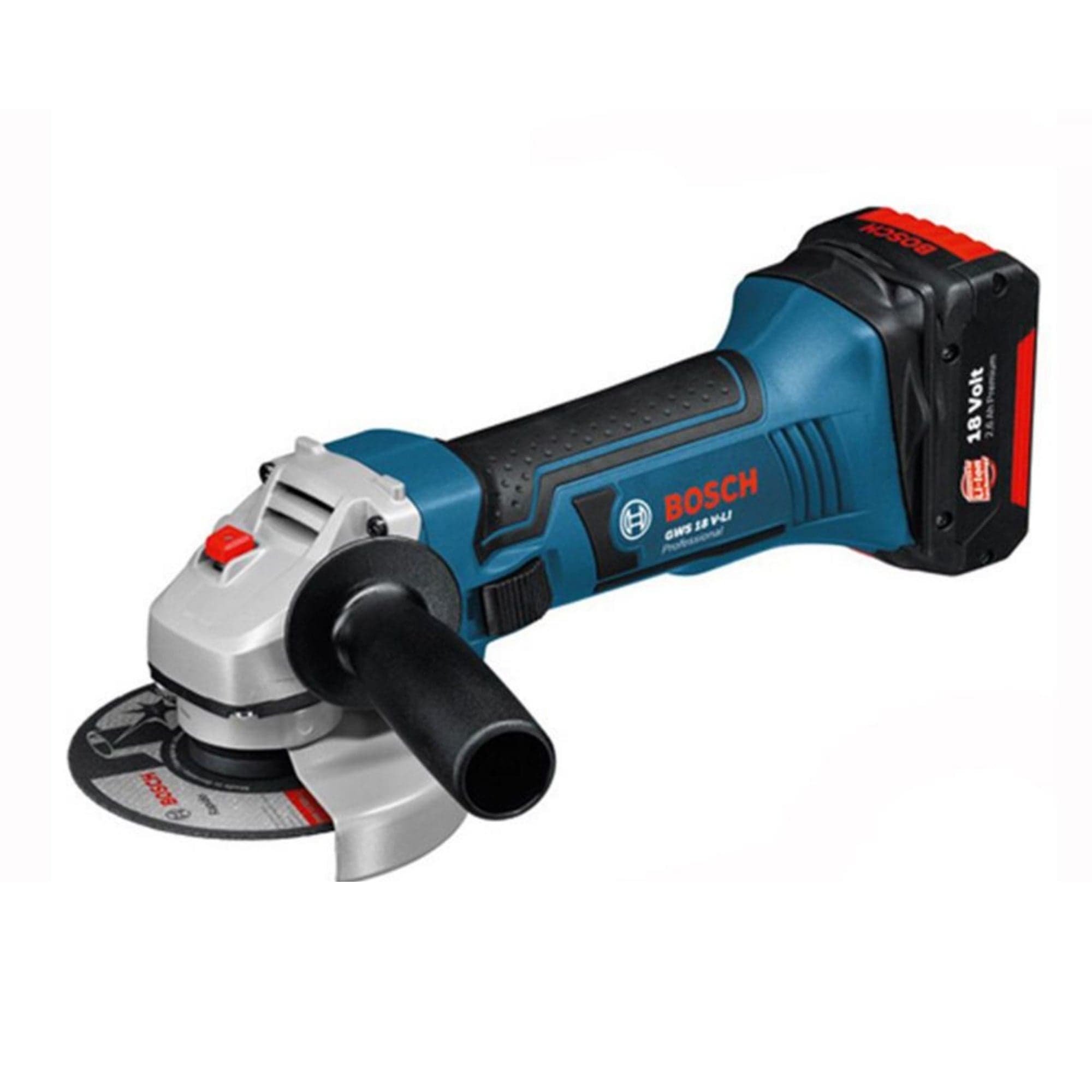 BOSCH GWS 18V-Li (2x4.0Ah) 充電磨機