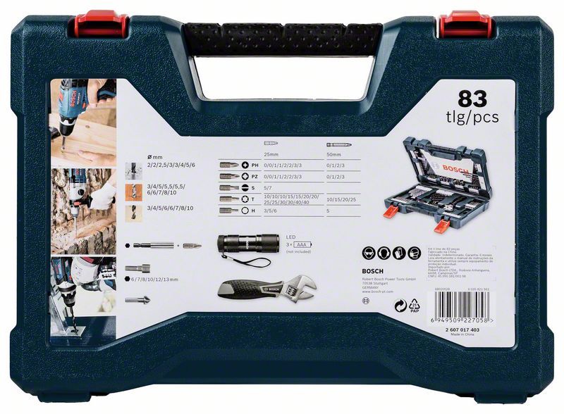 BOSCH V-Line 83 鑽咀批咀83件套裝