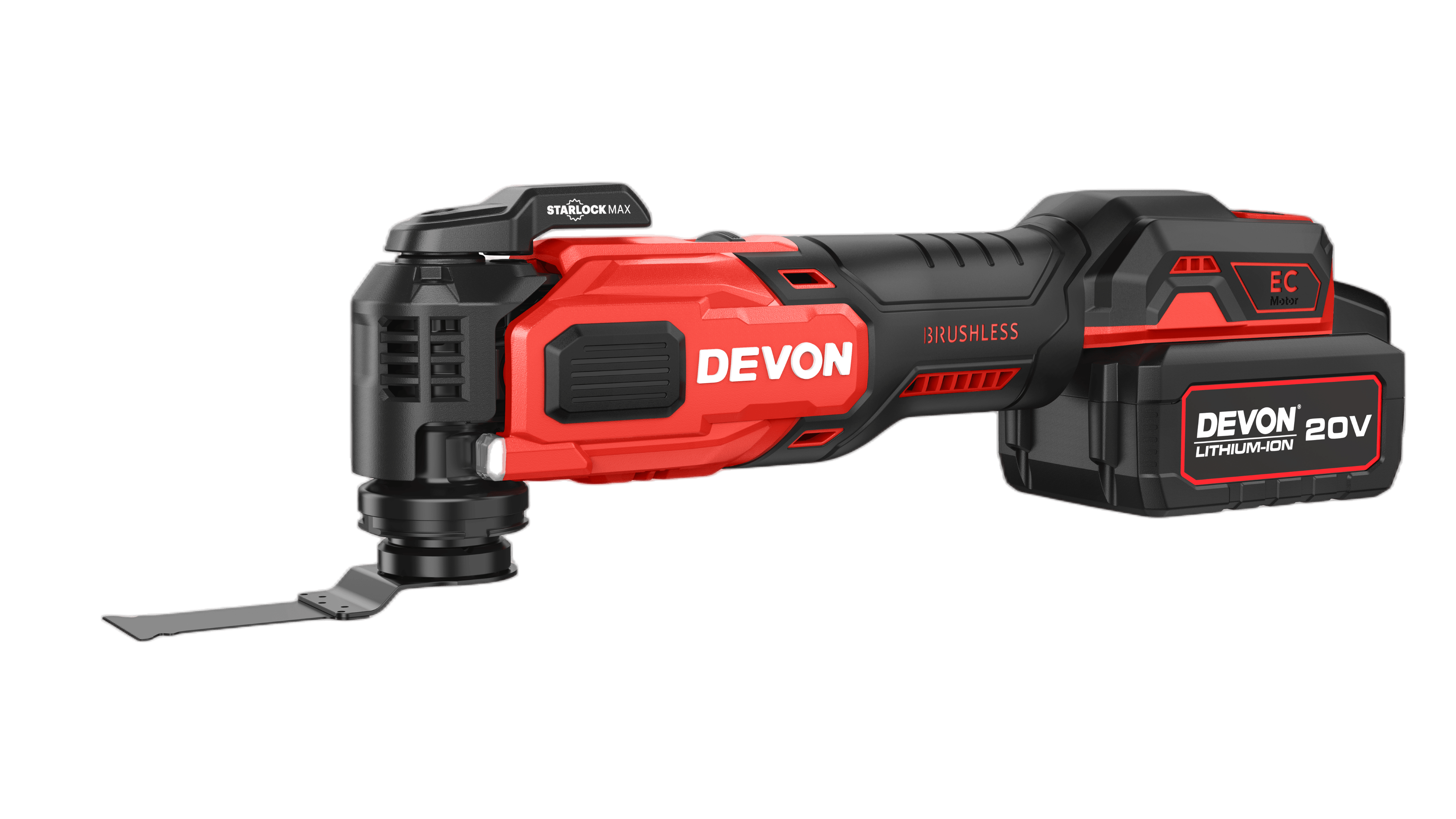 Devon 大有 5951-Li-20 20V 充電式無刷多功能切割打磨機 / 萬用寶 (淨機) (香港行貨)-hong-kong