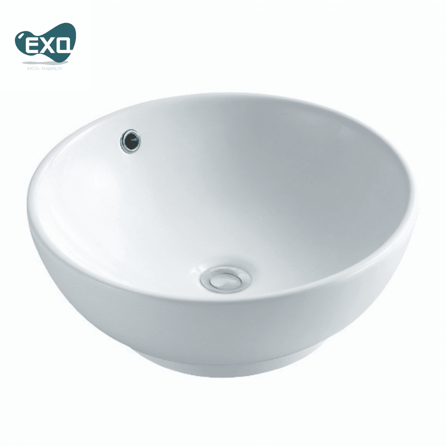 EXQ EB3323 White Round Basin