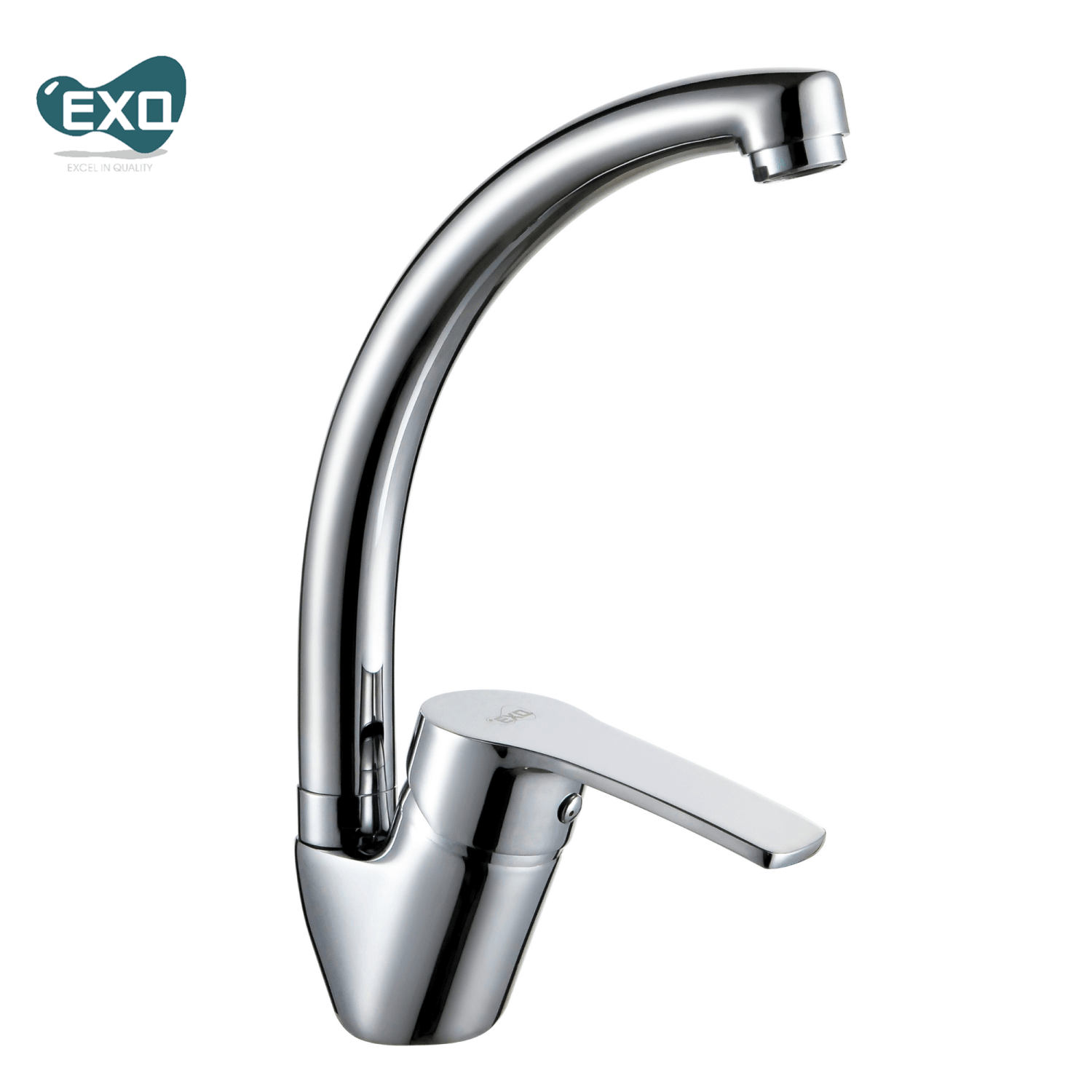 EXQ HA181 Harry Chrome Basin Faucet (Long Spout)
