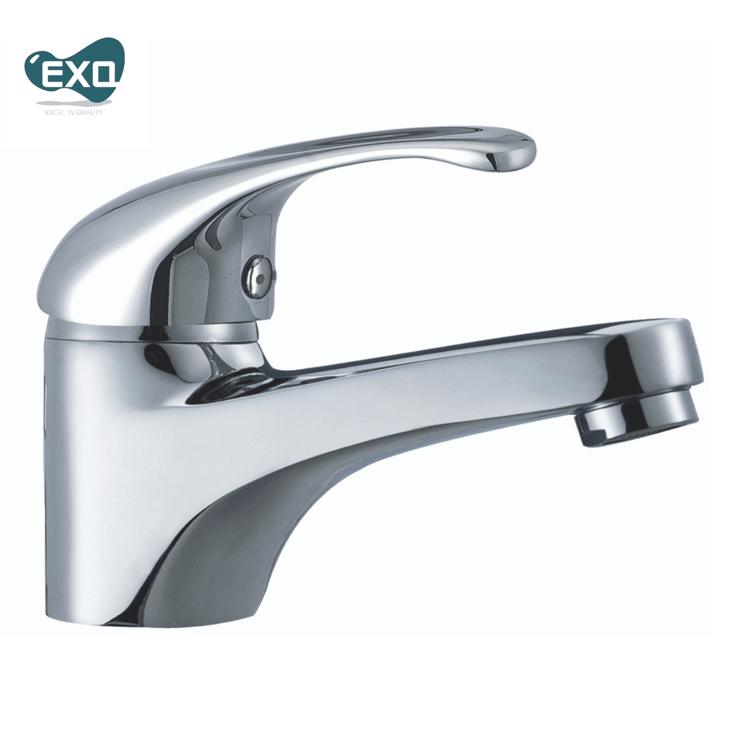 EXQ LU075 Luna Chrome Basin Faucet (Without Drain)