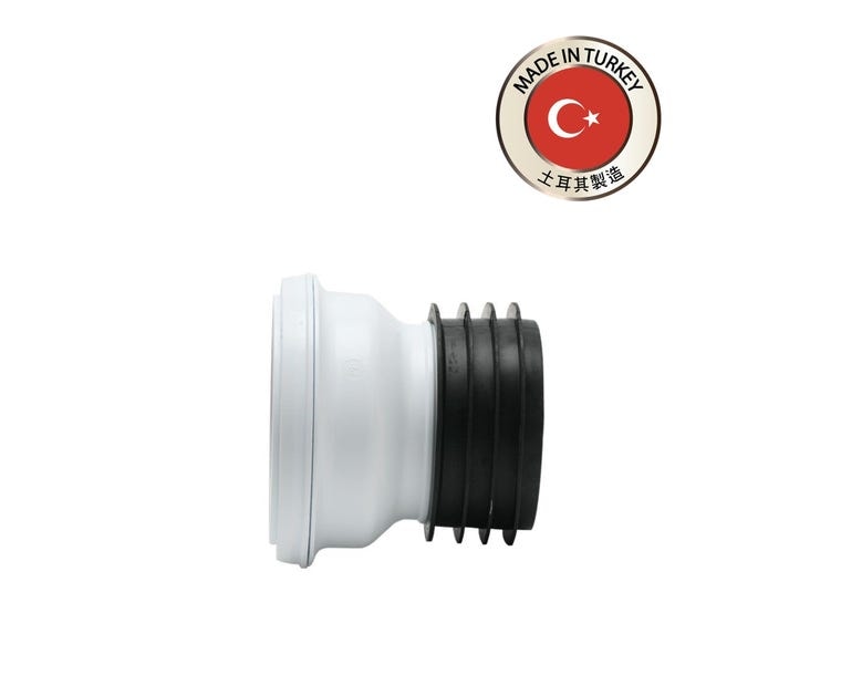 Fluidmaster 福馬 ZB38204FM 座廁接駁廁直咀 白色