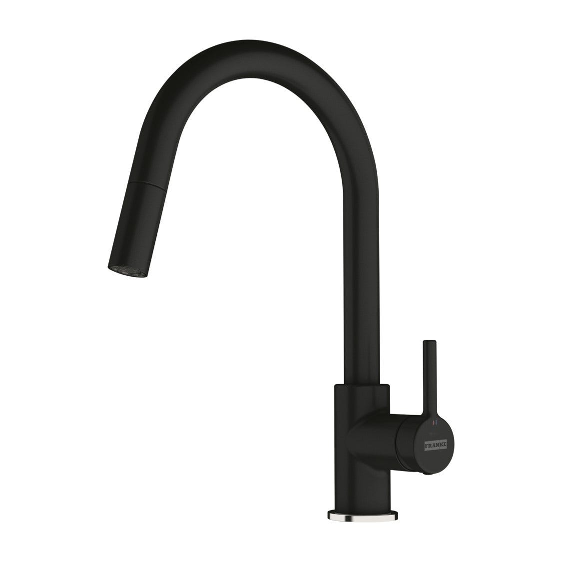 FRANKE CT 933G (115.0639.999) 可拉出星盆龍頭 瑪瑙黑