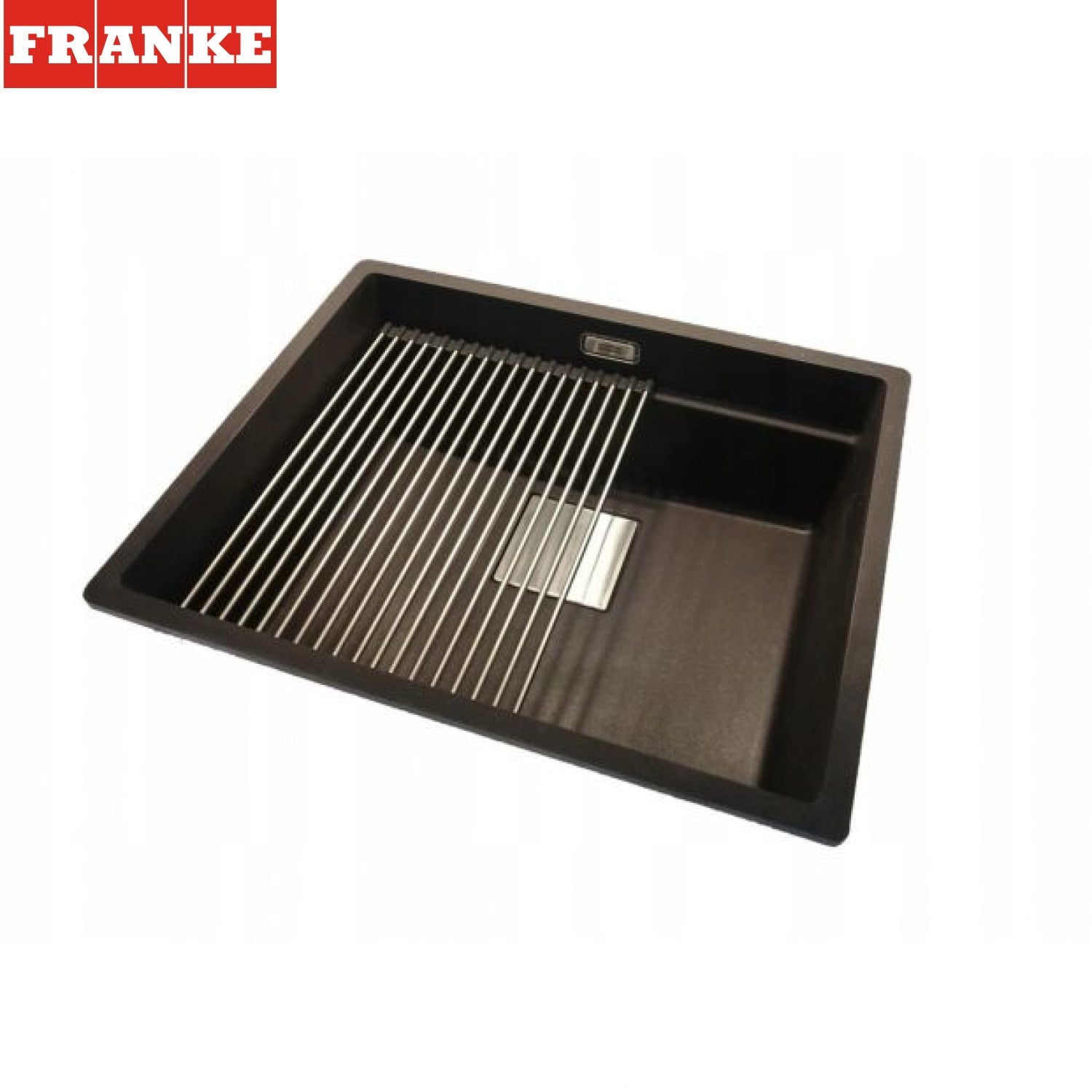 FRANKE KNG 110-52 (125.0529.604) Kubus 2 花崗岩 檯底 單星盆 560x460mm 極光白