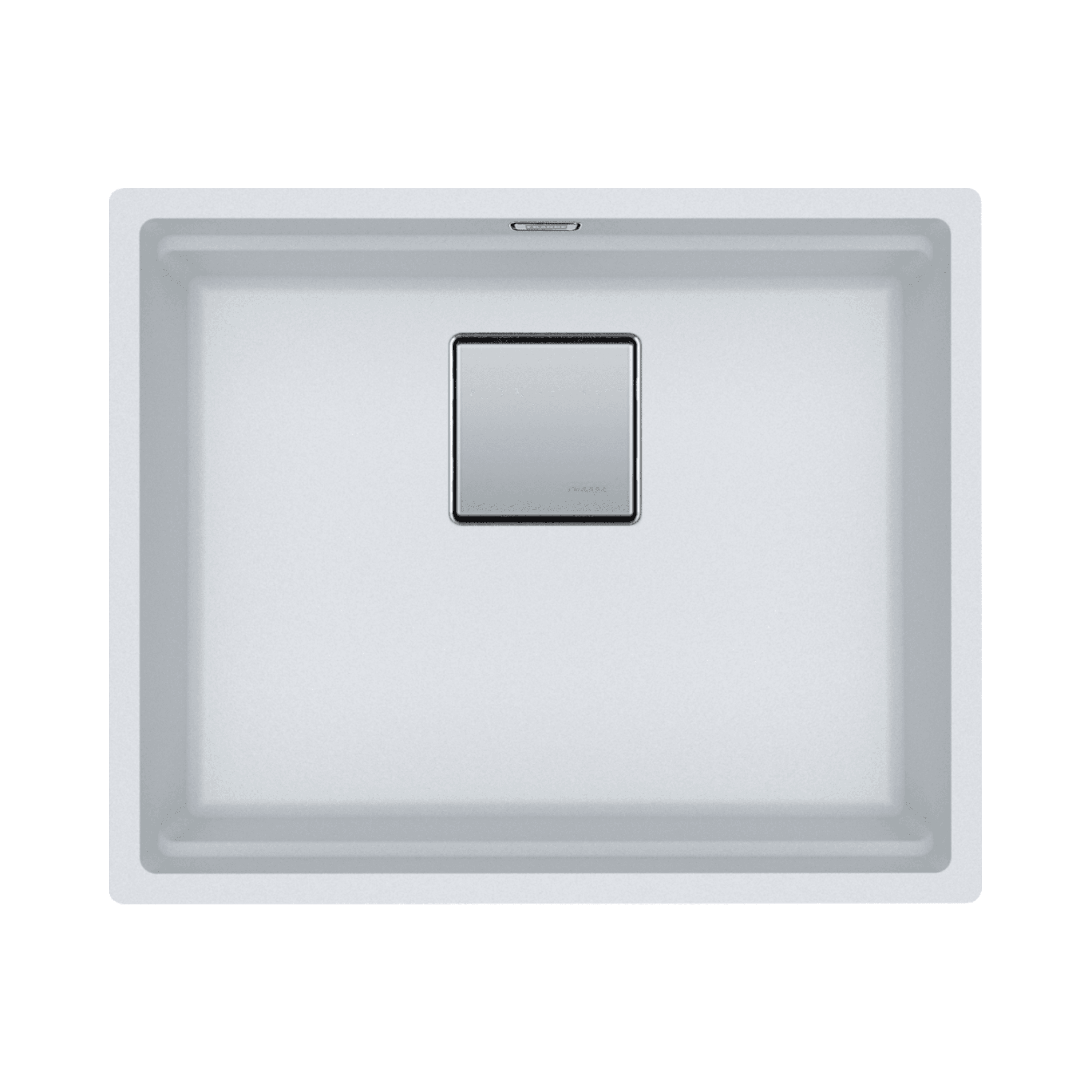 FRANKE KNG 110-52 (125.0529.604) Kubus 2 花崗岩 檯底 單星盆 560x460mm 極光白