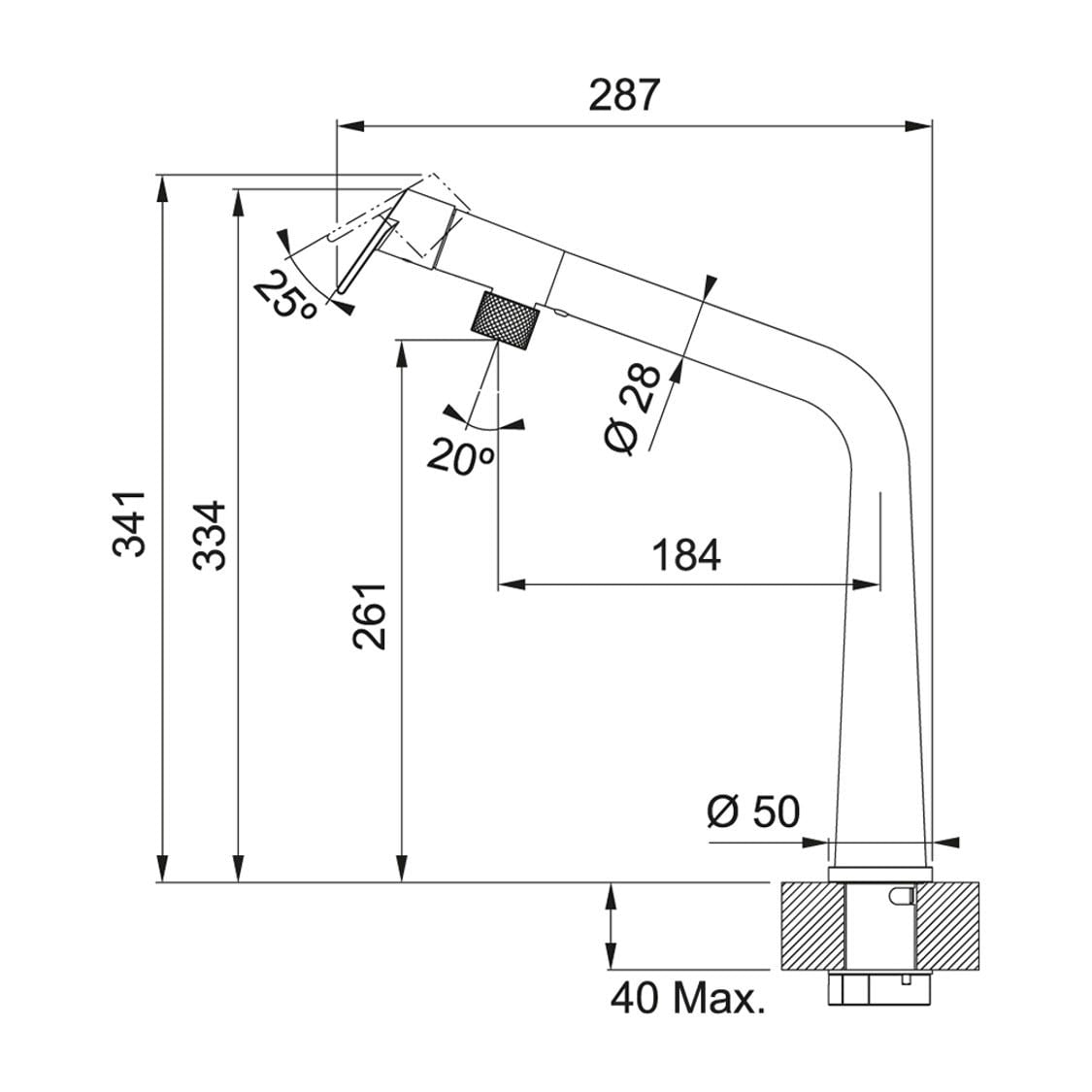 FRANKE PT 905G (115.0625.187) Icon 星盆龍頭 黑色