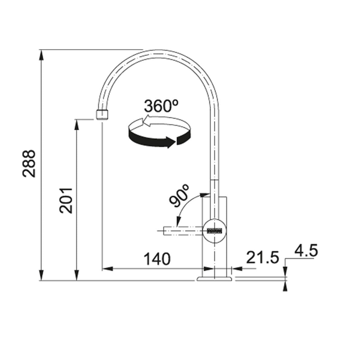 FRANKE StillPure™ 檯下濾水器 及 Mini Clear 飲水龍頭 112.0621.869 + CF 01S (115.0156.115)