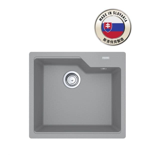 FRANKE UBG 610-56 Urban 花崗岩 檯面 單星盆 (岩灰色)