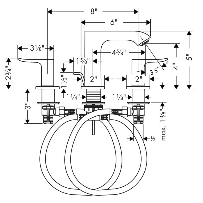 hansgrohe 31083 Metris 面盆龍頭