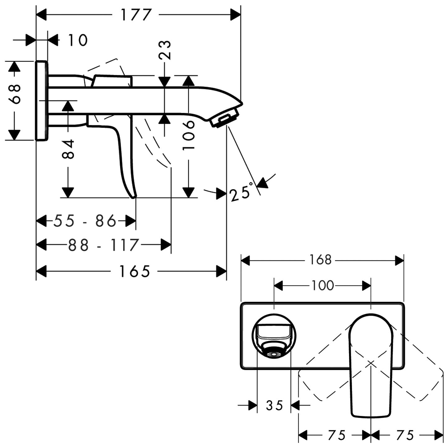 hansgrohe 31085 Metris 面盆龍頭