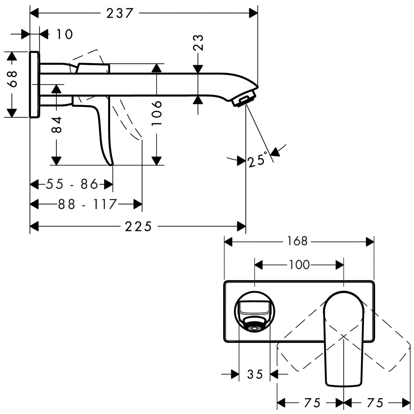 hansgrohe 31086 Metris 面盆龍頭