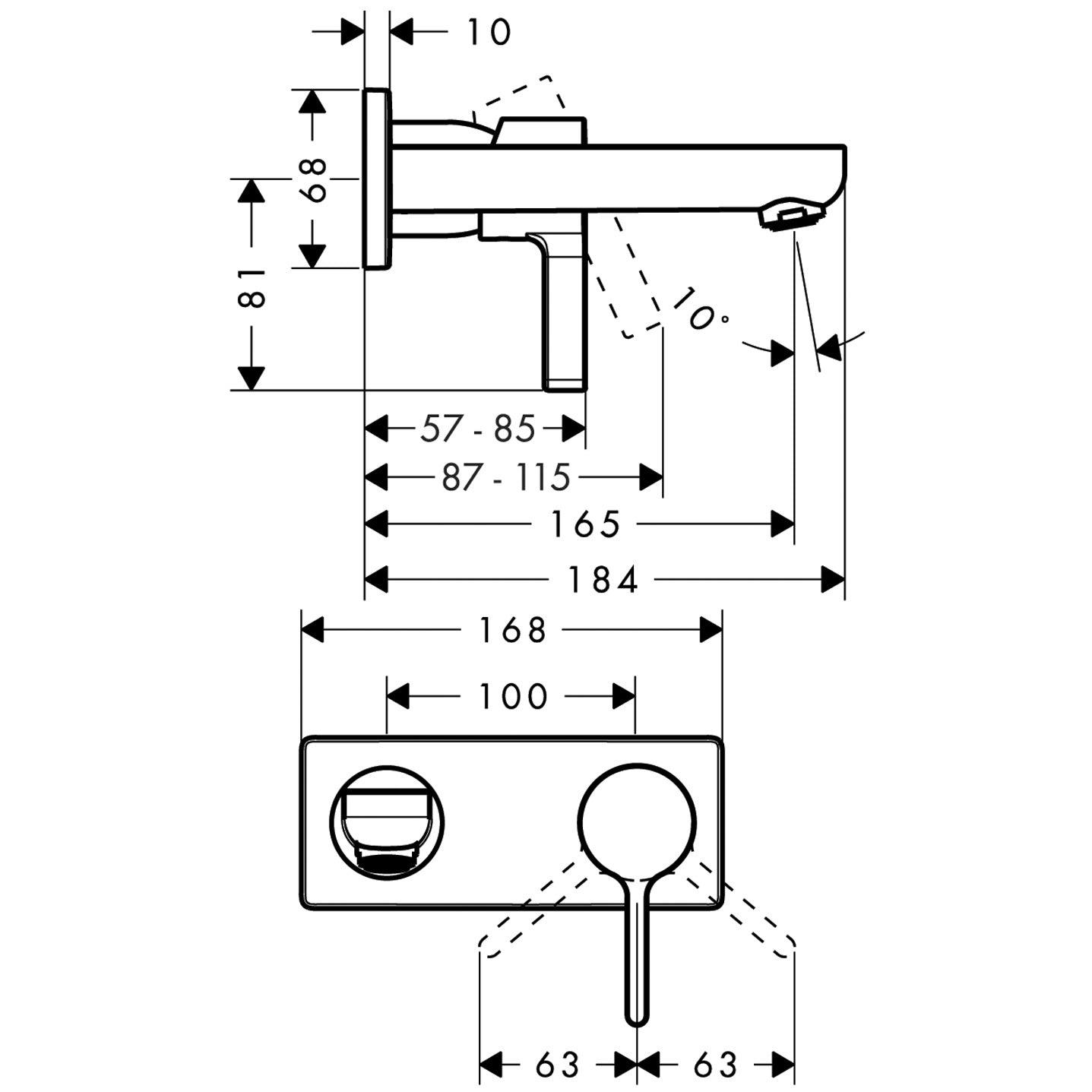 hansgrohe 31162 Metris S 面盆龍頭