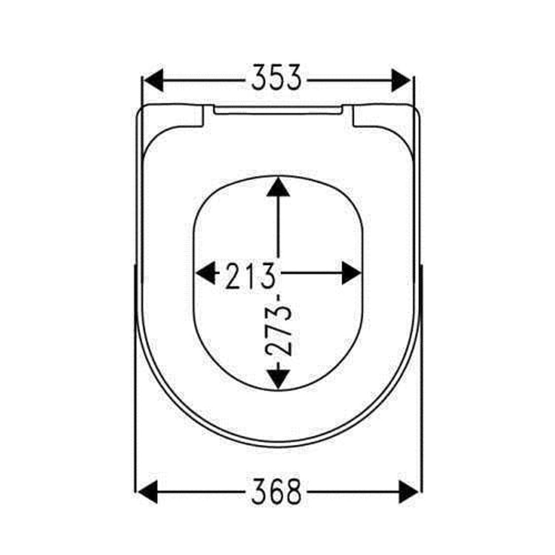 HARO 531412 Banoca 油壓式廁板 (適用於:Duravit Starck II, Duravit ME)