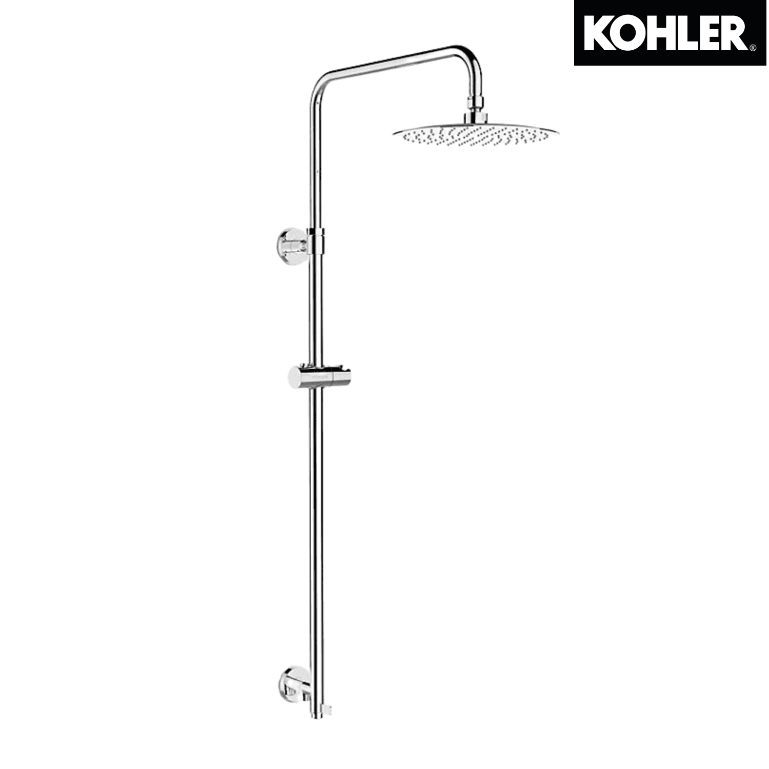 KOHLER K-12969T-C-CP STRAIGHT 10” Round Shower Column