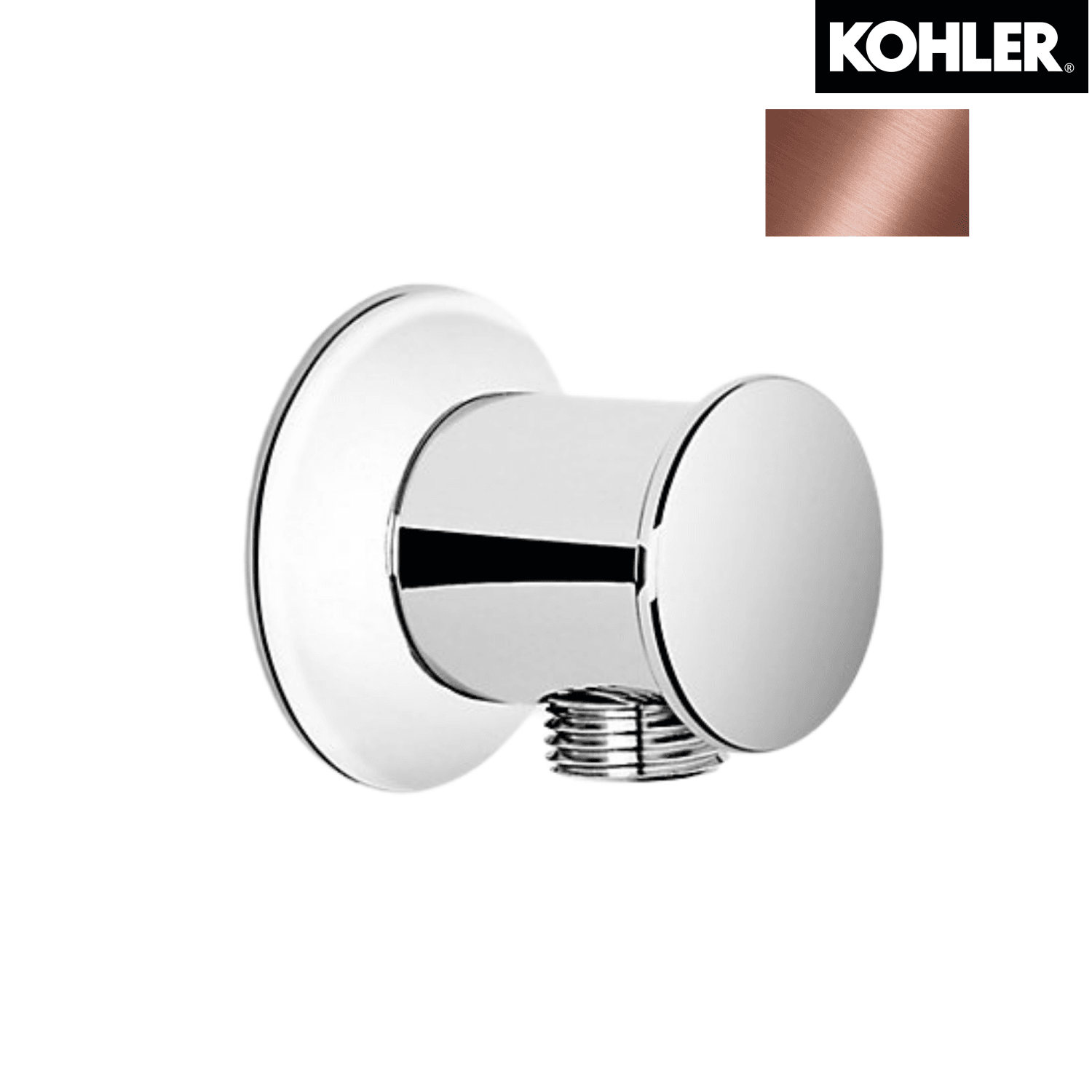 Kohler K-16381T-RGD ROUND CONNECTION 圓形掛牆式連接器 (玫瑰金色)