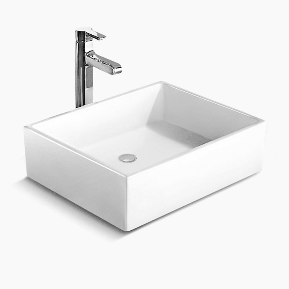 KOHLER K-19897T-0 + K-1065000-CP DELTA 19" 檯上式面盆