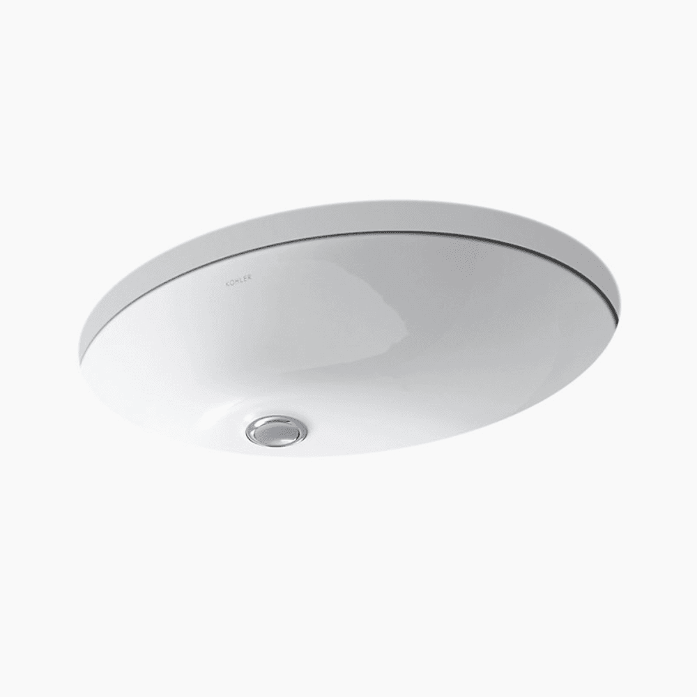 KOHLER K-2211X-0 CAXTON 19" 橢圓形檯下式面盆