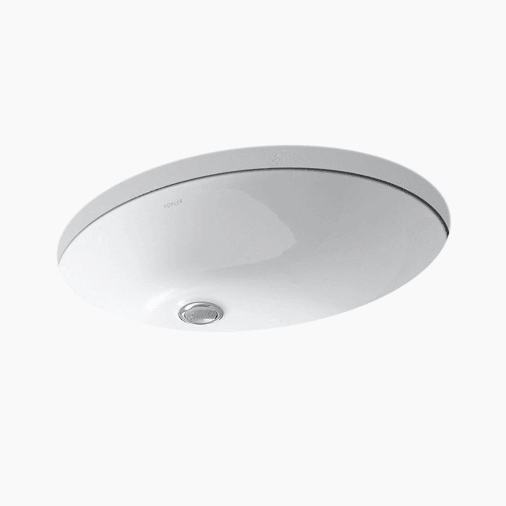 KOHLER K-2211X-0 CAXTON 19" 橢圓形檯下式面盆