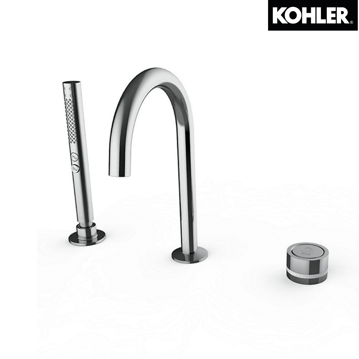 KOHLER K-22328T-7-CP DTV MODE 缸邊式浴缸花灑龍頭組合套裝