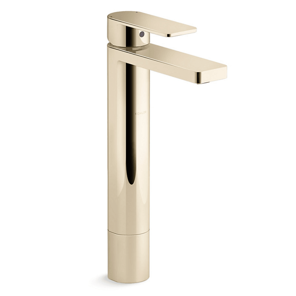 KOHLER K-23478T-4-AF PARALLEL 高身單把手面盆龍頭 (法蘭金)