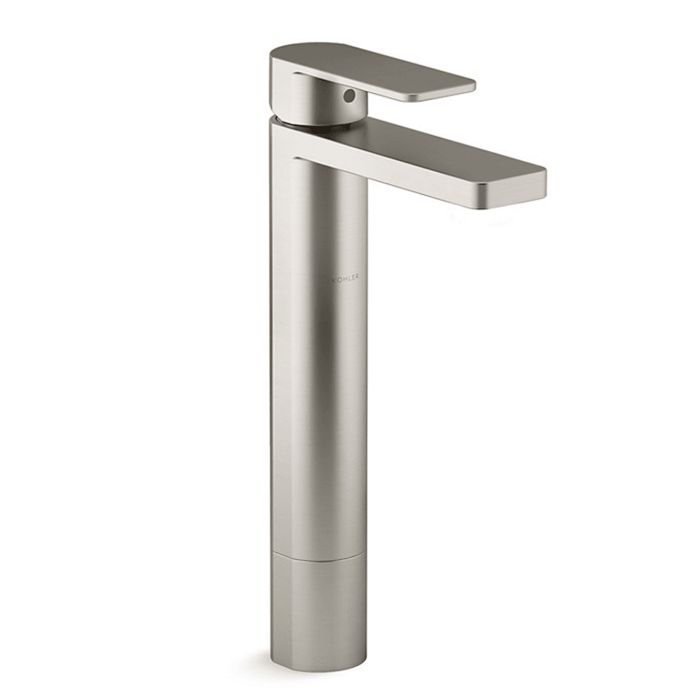 KOHLER K-23478T-4-BN PARALLEL 高身單把手面盆龍頭 (羅曼銀)